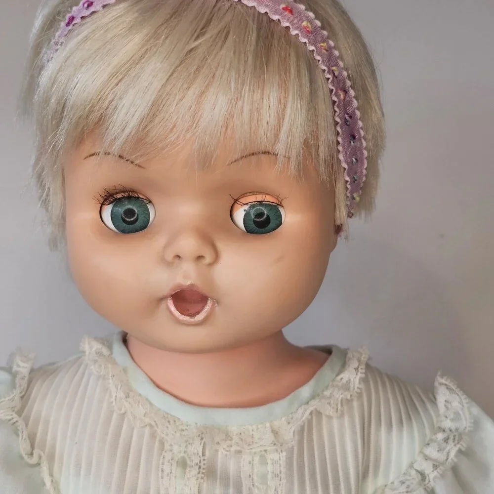 VTG 60s Sayco Doll Corp Drinker Wetter Girl Doll 22